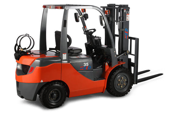 Hydraulische de Vorkheftruck Automatische Transmissie van het 3,5 Tonfy35 Lp Gas