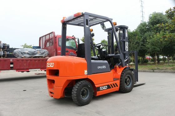 2 Stage/3-Stadium 1070x120x40mm Diesel van de Vorkgrootte 2.5tons Vorkheftruck