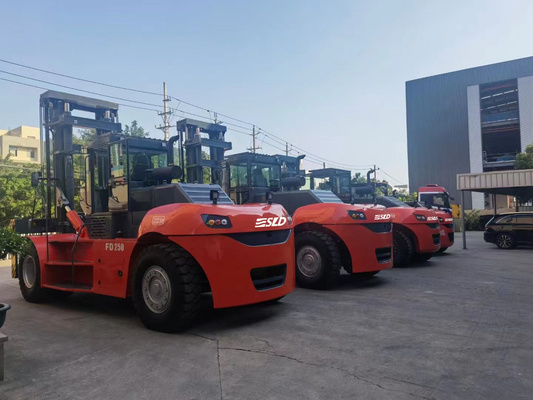 30 Ton 32 van de Containerton Vorkheftruck met Cummins-de Aandrijvingsas van Motorkessler voor Scheepvaartmaatschappij