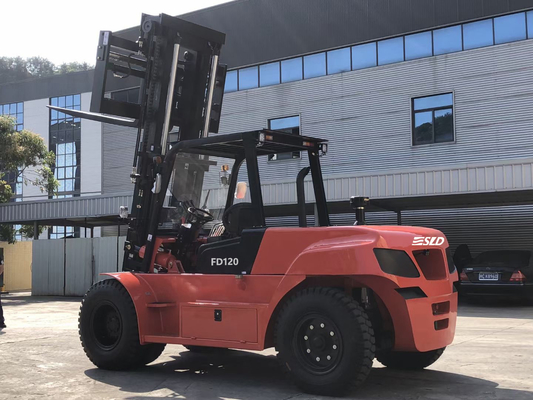 SLD 12 ton vorkheftruck met overhead guard Cummins motor Hydraulische transmissie