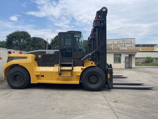 18 Ton Warehouse Heavy Duty Forklift Truck With Hydraulic Side Shift Forks