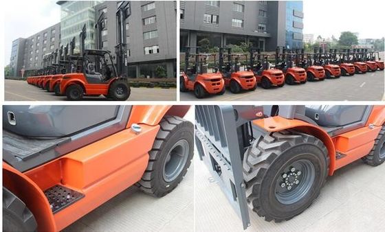 Tegengewicht 4WD 4X4 2,5 Ton 3000mm Ruwe Terreinvorkheftruck