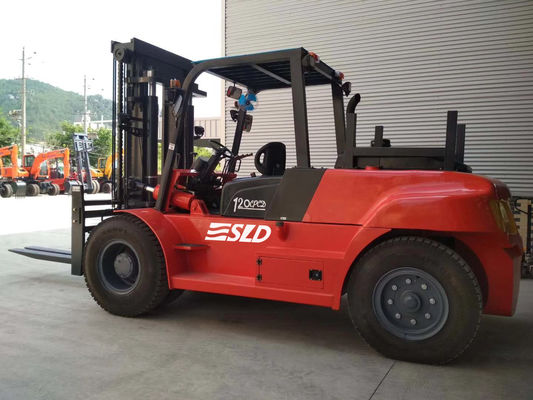 De Mast die van FD120 3000mm 12000kgs 12 Ton Heavy Fork Lift Truck opheffen
