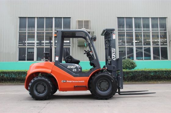 Tegengewicht 4WD 4X4 2,5 Ton 3000mm Ruwe Terreinvorkheftruck