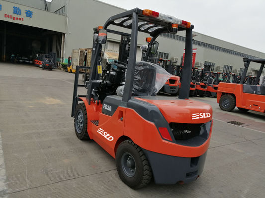 3m FD30 3000kg Diesel 3 Ton Forklift Truck With Side-Verschuiving