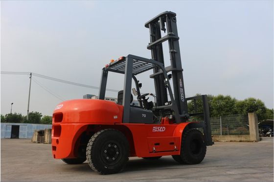 7000kgs diesel In werking gestelde Vorkheftruck Sterke Macht 7 Ton Forklift