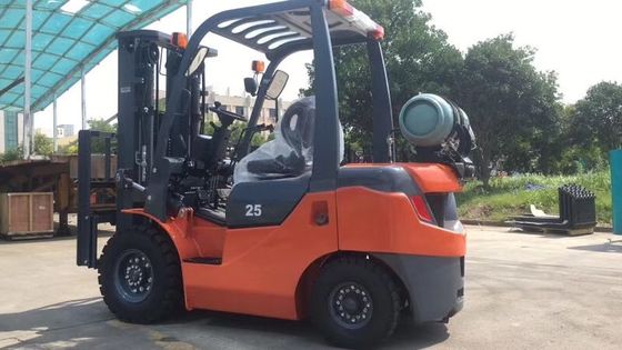 FY25 3000mm Vorkheftruck van de de Brandstofbenzine van de Mastlift de Dubbele 2,5 Ton