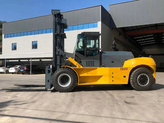 Container die van de de Liftvorkheftruck van de Weichaimotor de Zware Oranjerode Gele Kleur behandelen