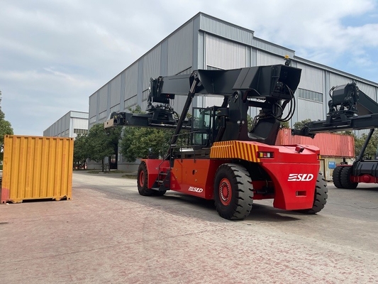 Rood Container Reach Stacker Product Service Gewicht 71400 kg Uitladen