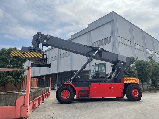 Terminal Yard Stacking Container Reach Stacker 45 ton met ZF 5WG261 AUTO Transmission