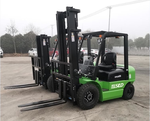 Lage Mast 3m/Hoge Mast 5m 2,5 Ton Diesel Forklift Truck
